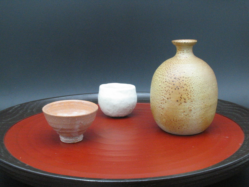 Sake cup"guinomi" and Sake bottle"tokkuri"